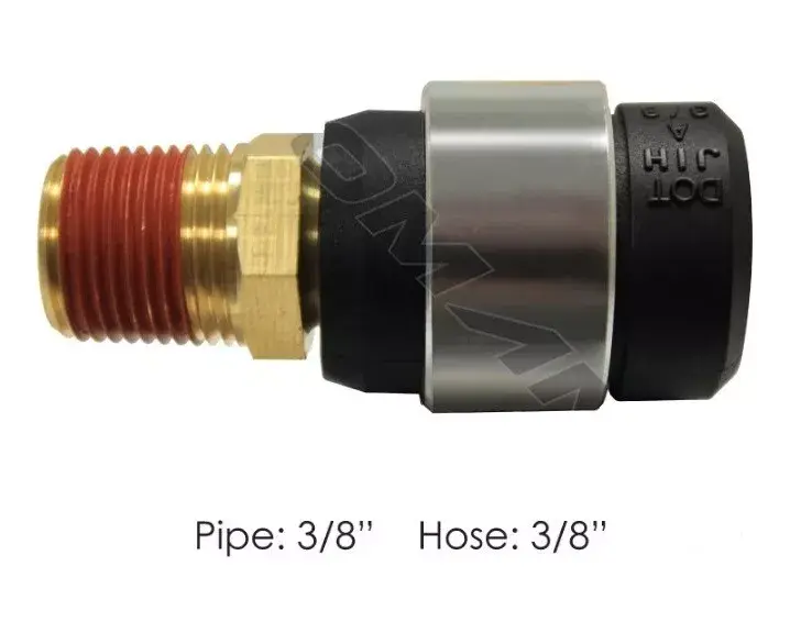 Air Brake Hose 3/8in Repair Fitting Part # 177.71402