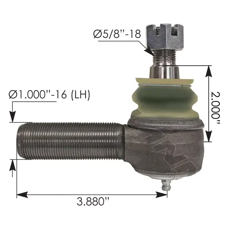 Tie Rod End Part# 2330713, A23144U385, R230085, ES176L, 462.ES176L