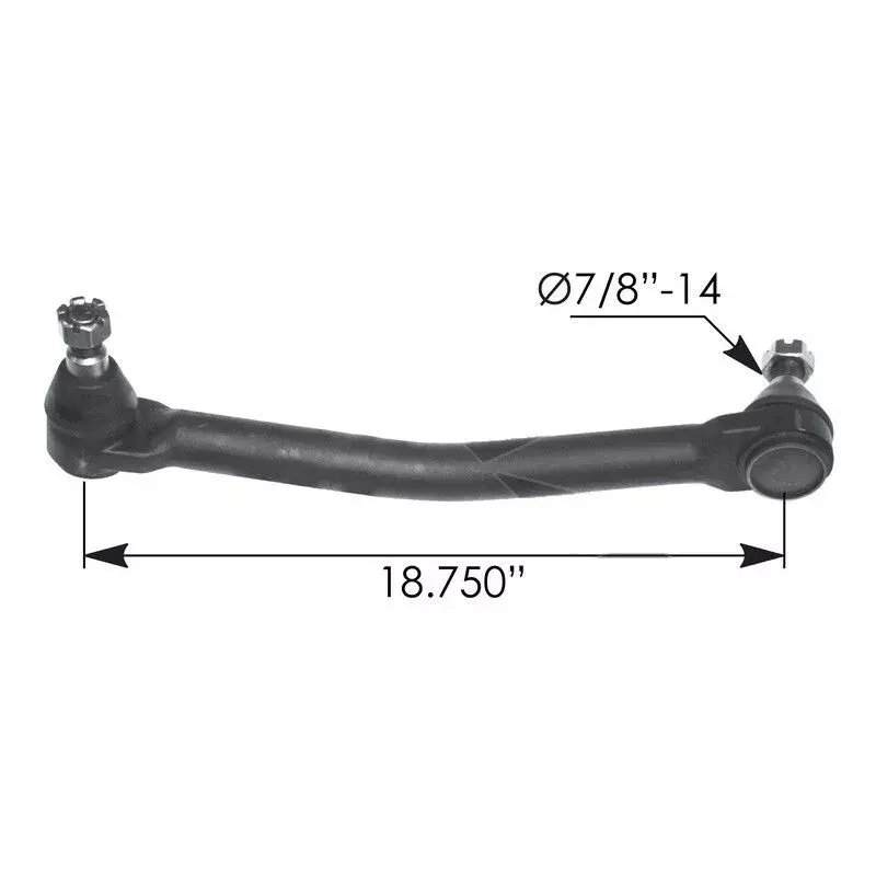 Drag Link: 18.750" C to C Type N-D part# F6HZ3304EA, DS1446, 463.DS1446