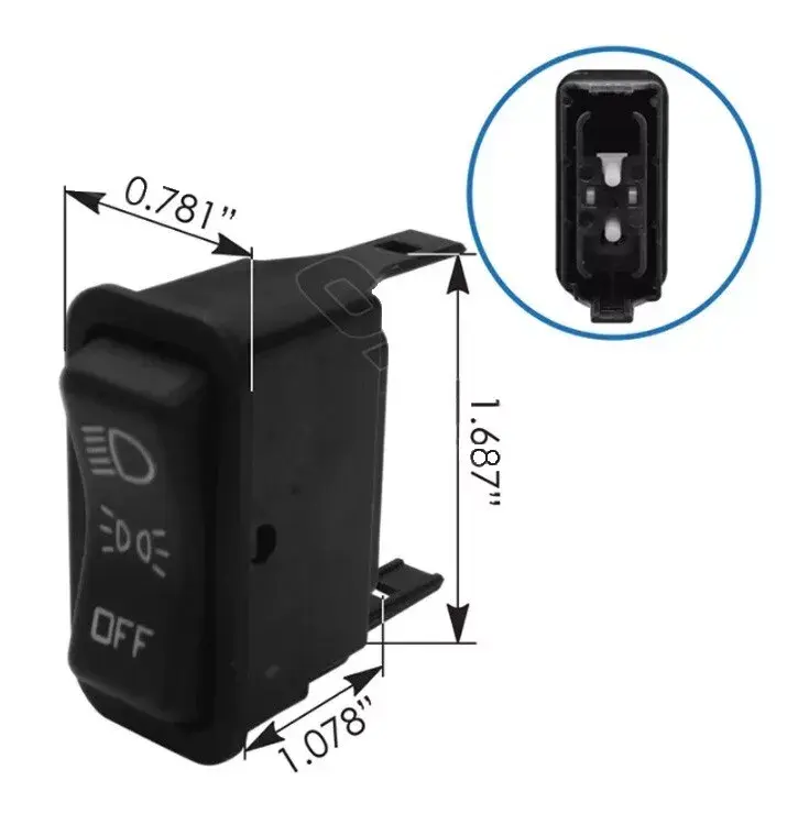 Headlamp Switch for International Part# 3563061C2, 577.55519