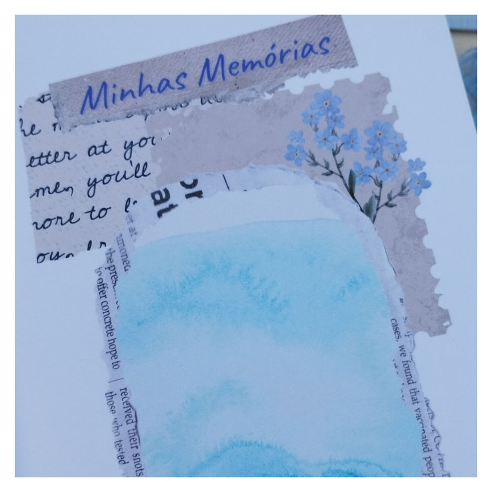 Miniatura: Diário Minhas Memórias - Floral Azul