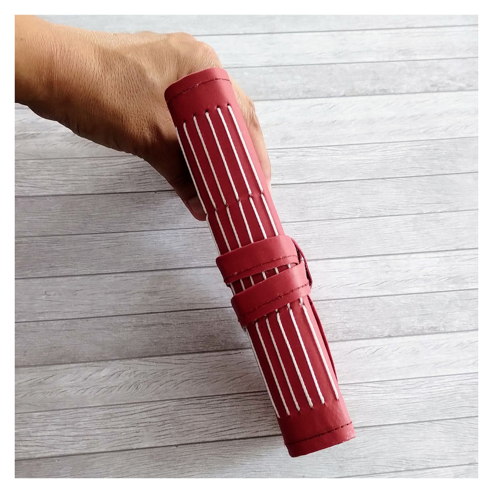 Miniatura: Caderno Capa Flexível Vermelho Interno Floral