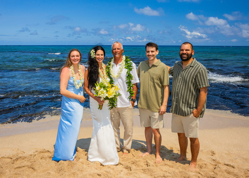 Weddings At Kuki`o Beach Big Island Hawaii Wedding Packages
