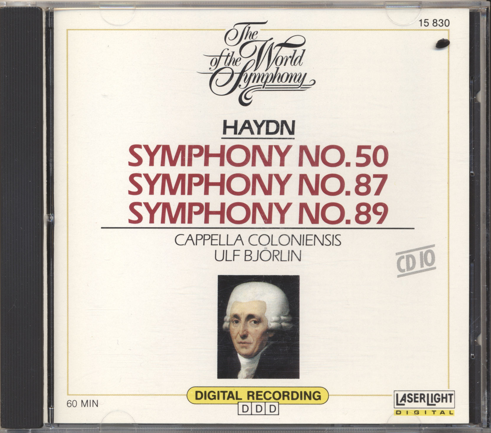 HAYDN SYMPHONY NO. 50, NO. 87, and NO. 89