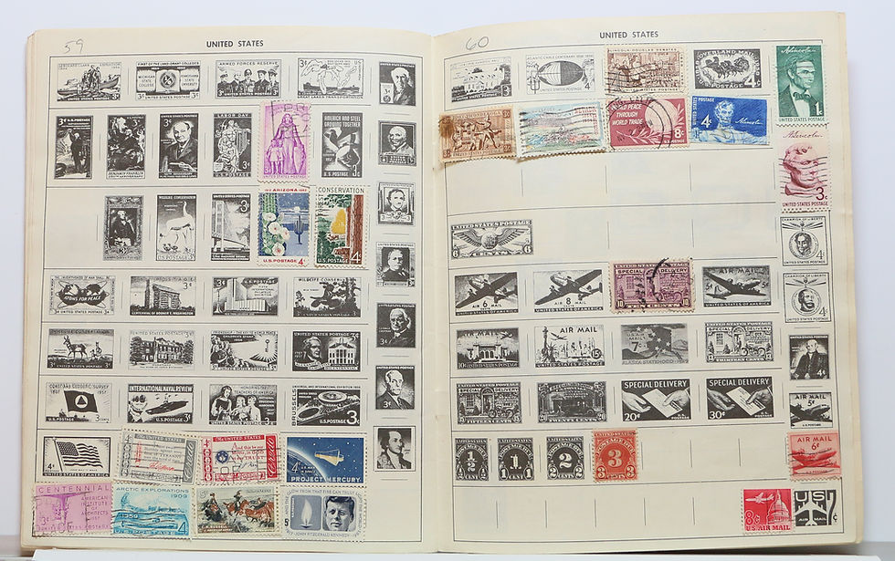 Thumbnail: the ADVENTURER STAMP ALBUM Stamps