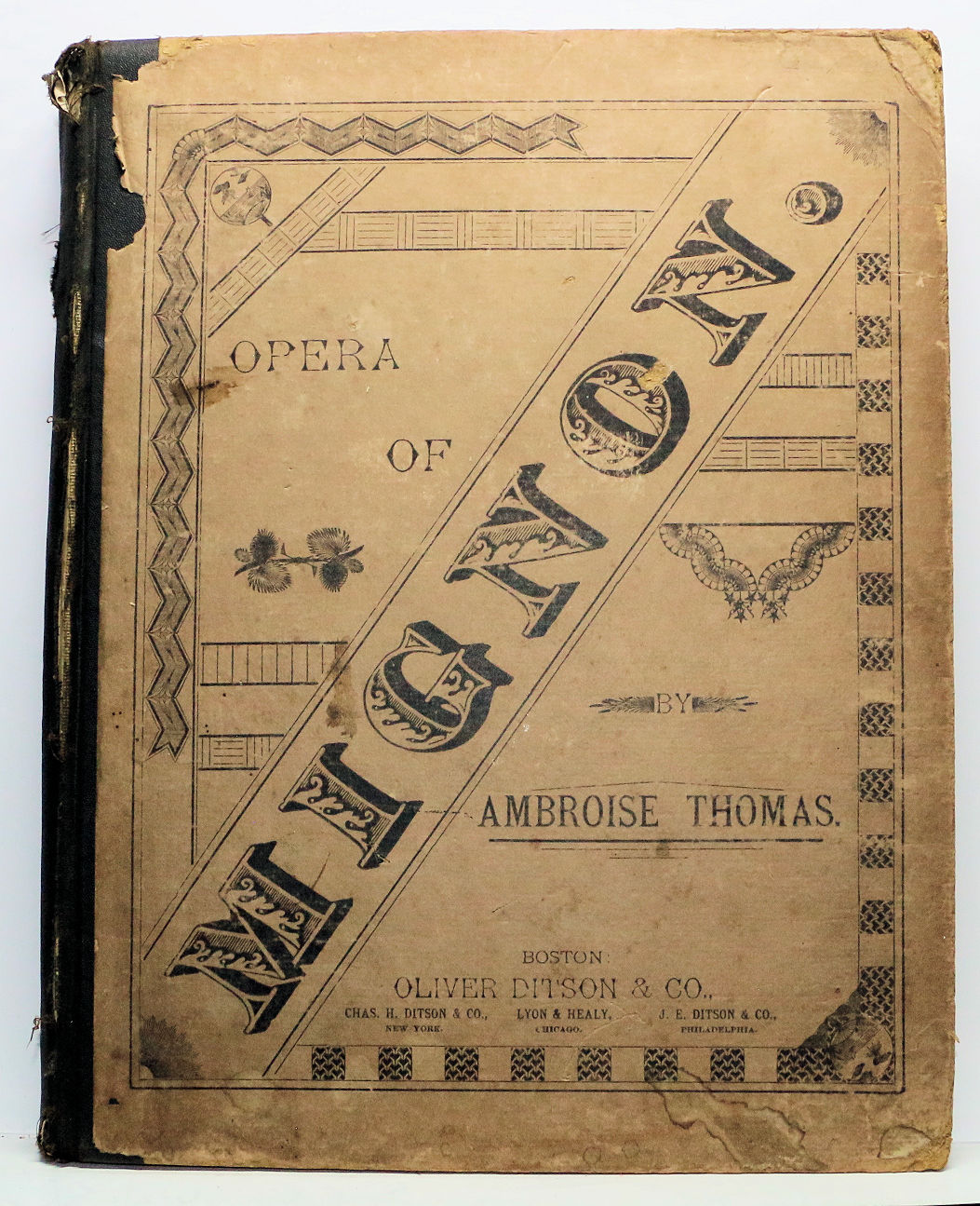 AMBROISE MIGNON Opera in Three Acts (Italian & English Text) 1881
