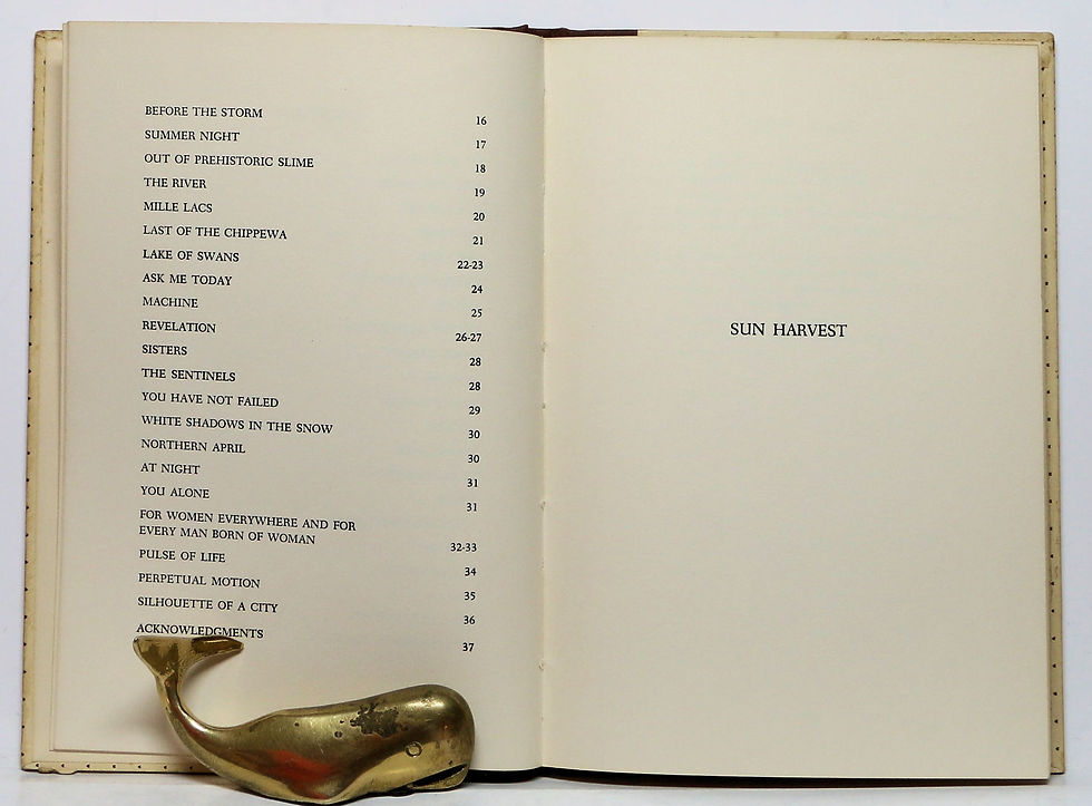 Thumbnail: SUN HARVEST by Lilian Osborn Signed/Numbered Edition Poetry