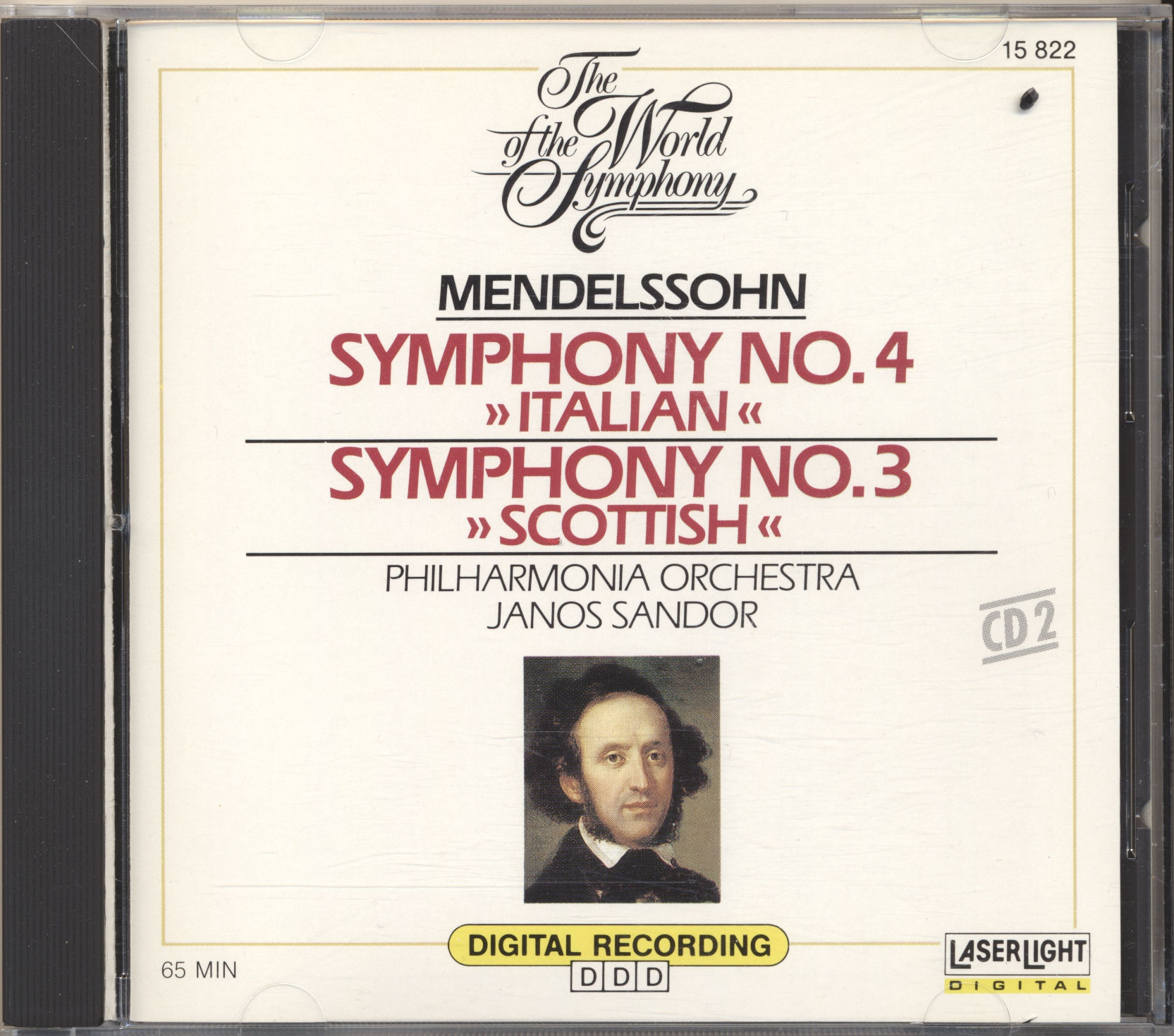 MENDELSSOHN SYMPHONY NO. 4 "ITALIAN" SYMPHONY NO. 3 "SCOTTISH"