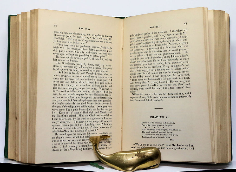 Thumbnail: Rob Roy WAVERLEY NOVELS Two Volumes in One by Sir Walter Scott  (ca. 1890)