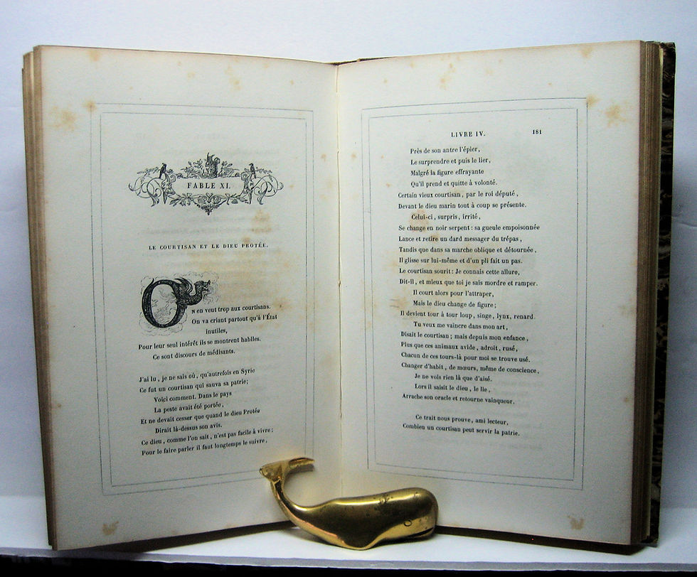 Thumbnail: FABLES de FLORIAN by Victor Adam 1838 Rare French Illustrated Children's Book