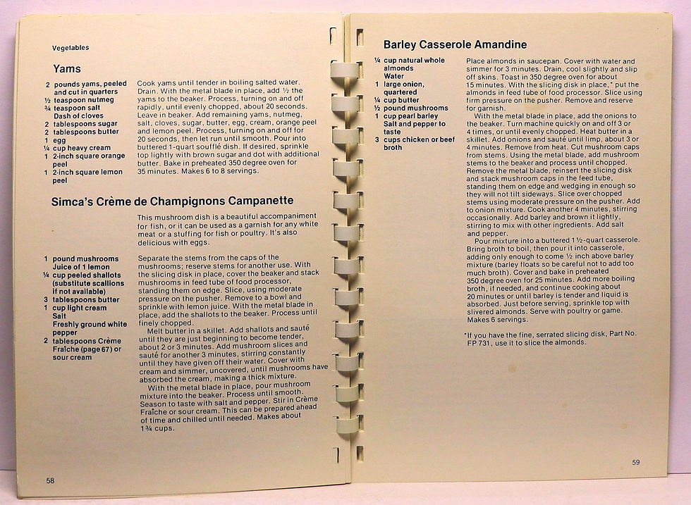 Thumbnail: New Recipes for the Food Processor Cuisinart James Beard and Carl Jerome