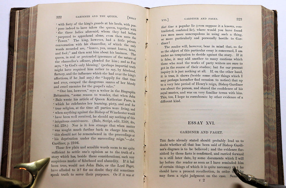 Thumbnail: ESSAYS ON SUBJECTS CONNECTED WITH THE REFORMATION IN ENGLAND 1849