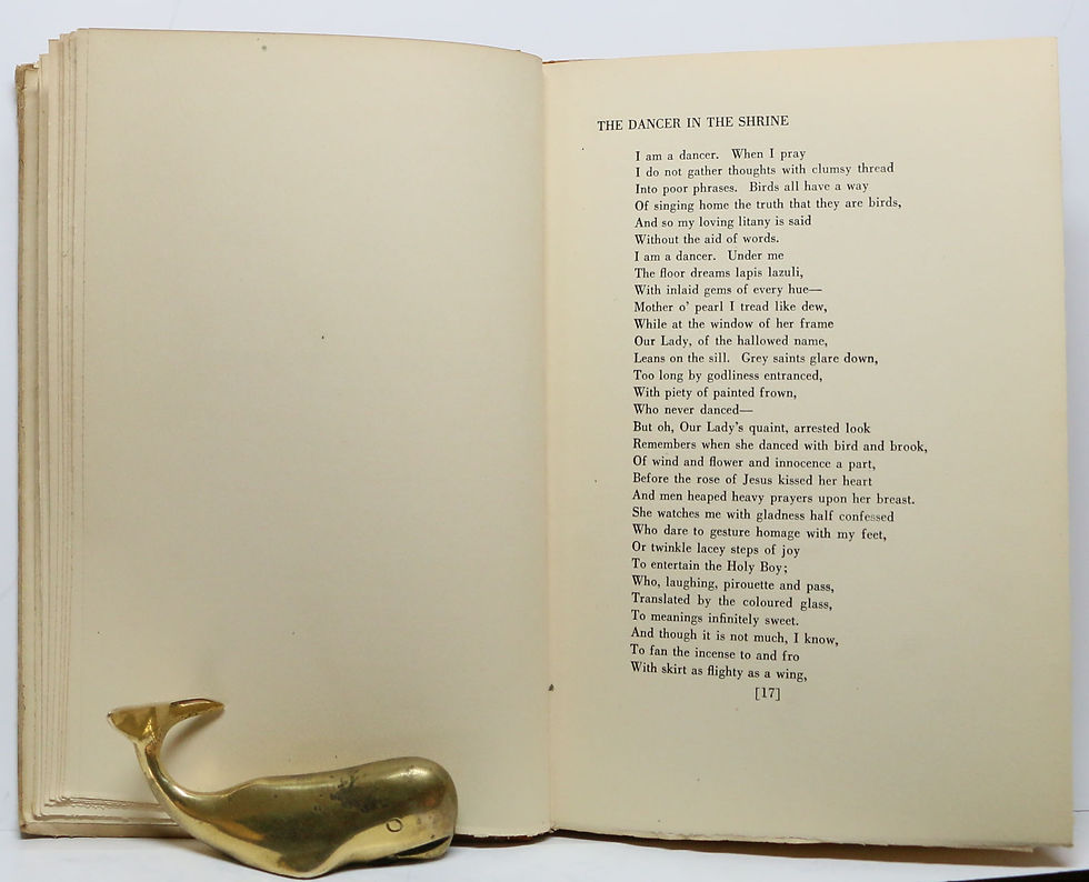 Thumbnail: THE DANCER IN THE SHRINE & Other Poems by Hall 1917