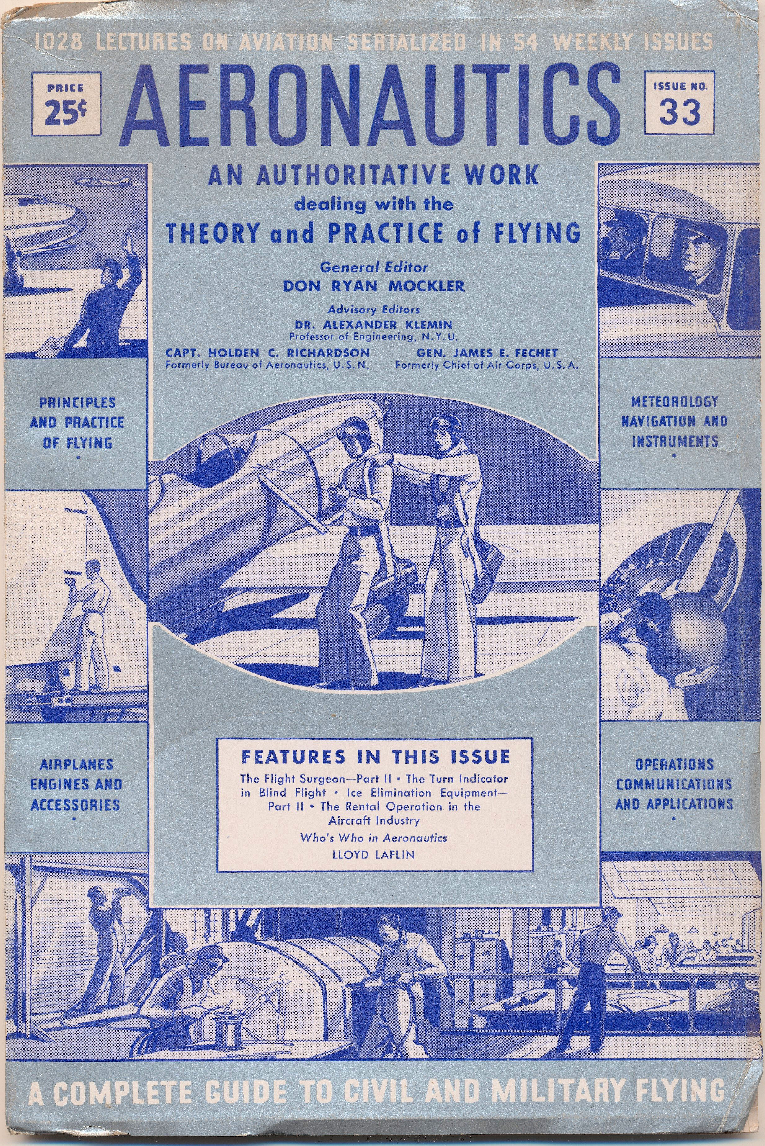 AERONAUTICS Theory & Practice of Flying (Issue #33) 1941