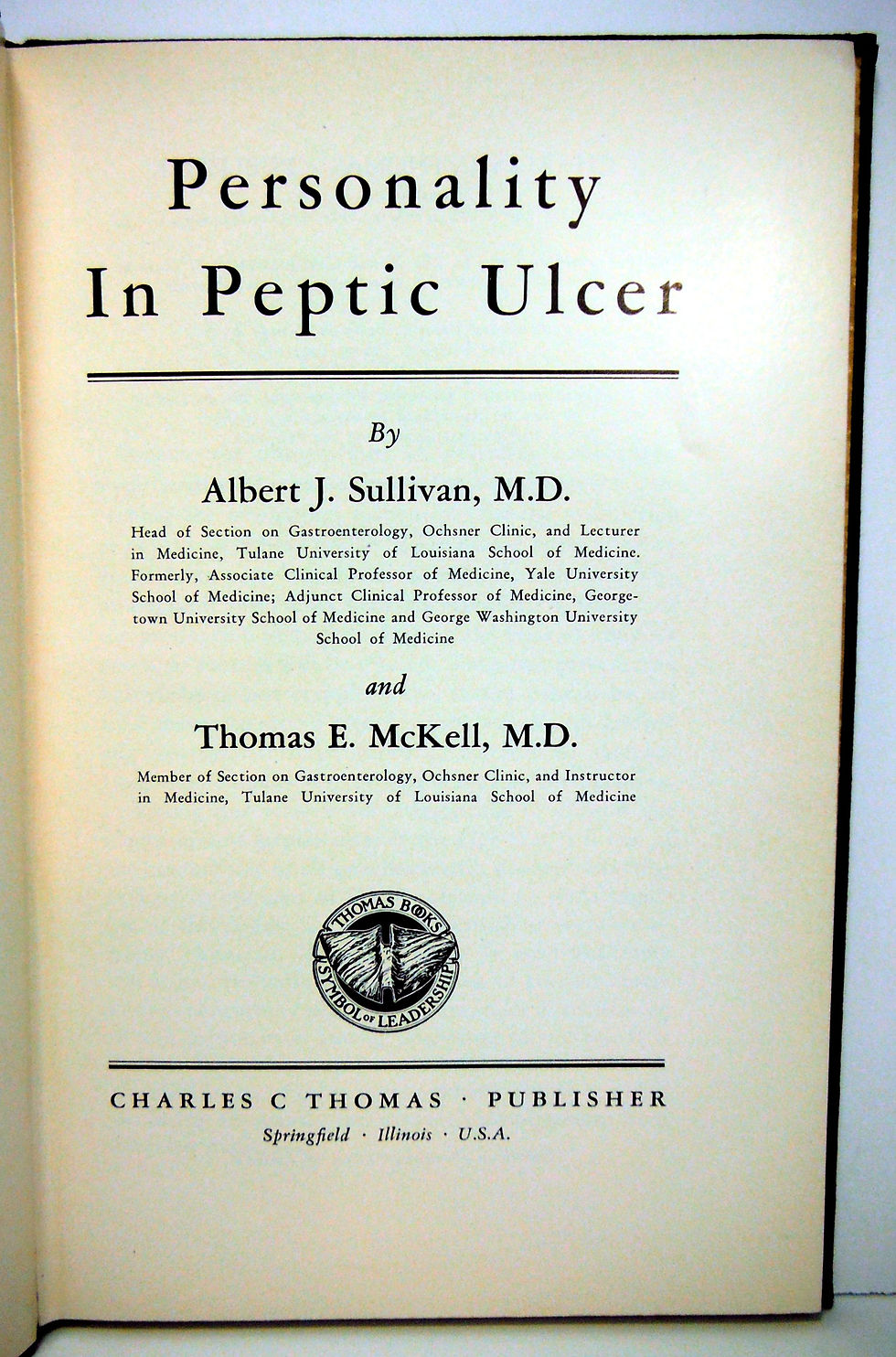 Thumbnail: Personality In Peptic Ulcer Sullivan 1950