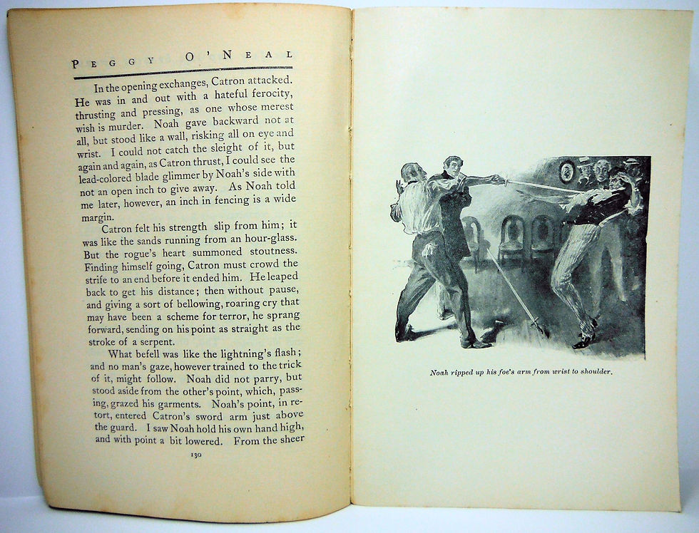 Thumbnail: Peggy O'Neal (A Novel) by Alfred Lewis 1903 Rare Softcover