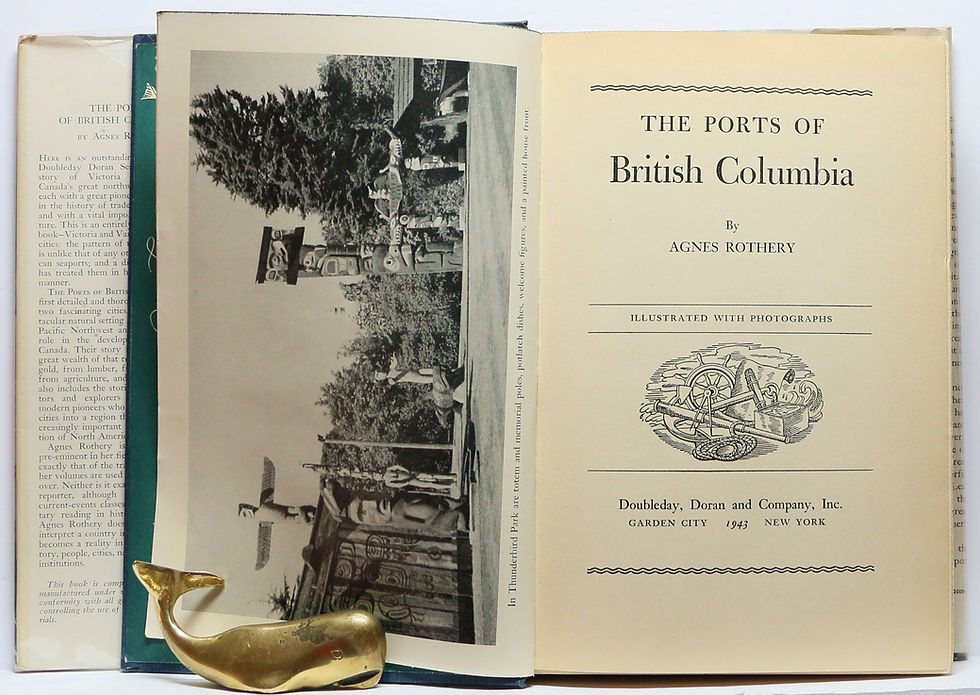 Thumbnail: THE PORTS OF BRITISH COLUMBIA by AGNES ROTHERY