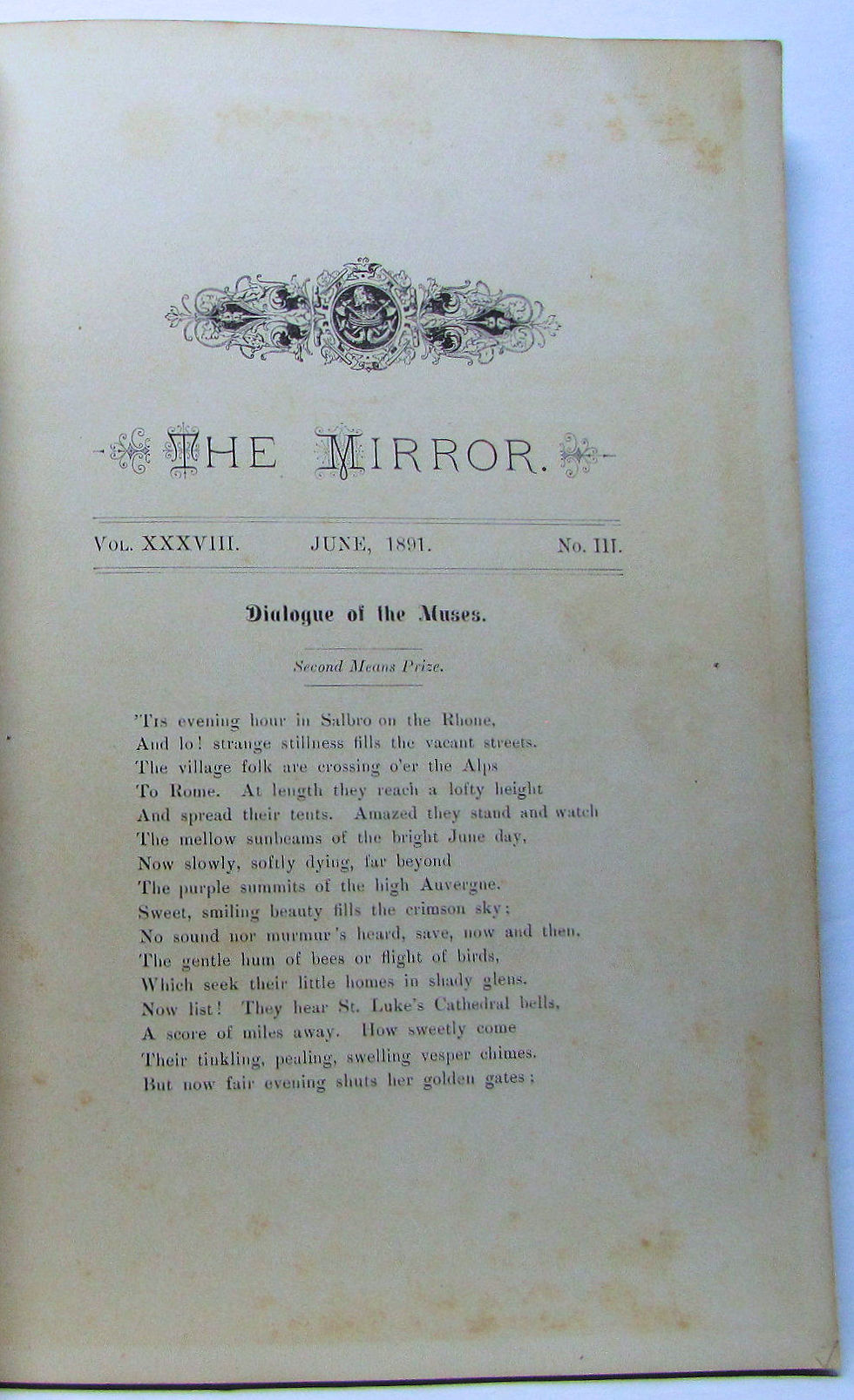 Thumbnail: THE PHILO MIRROR (June, 1891) Phillips Academy, Andover, MA