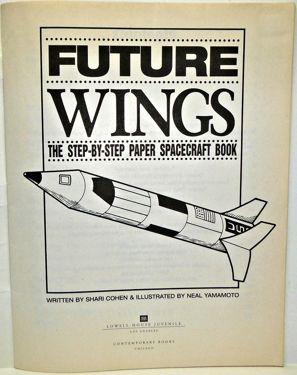 Thumbnail: Future Wings (paper spacecraft book) 1997