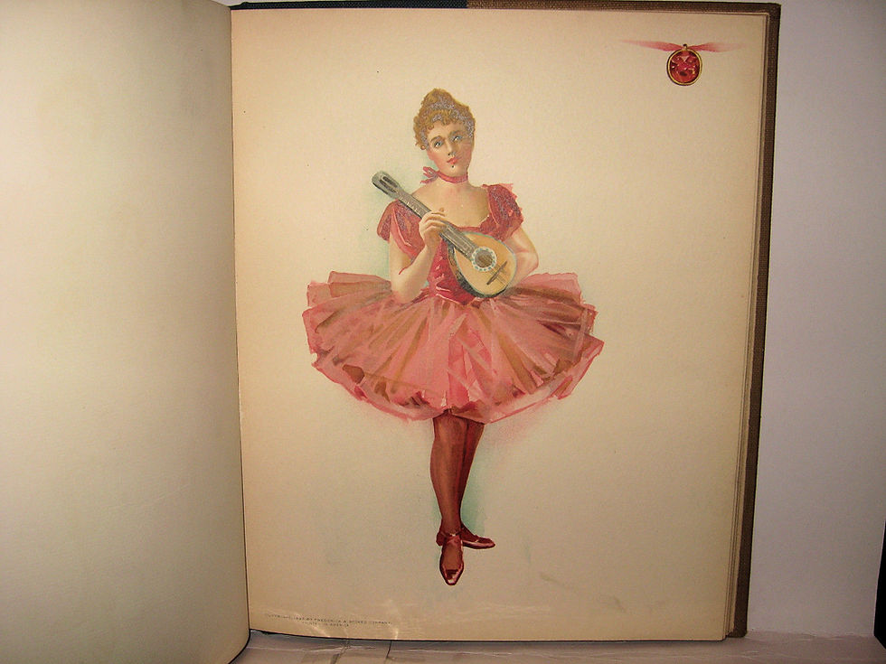 Thumbnail: CLUSTER OF GEMS (12 watercolor paintings by Ellen G. Emmet) 1895