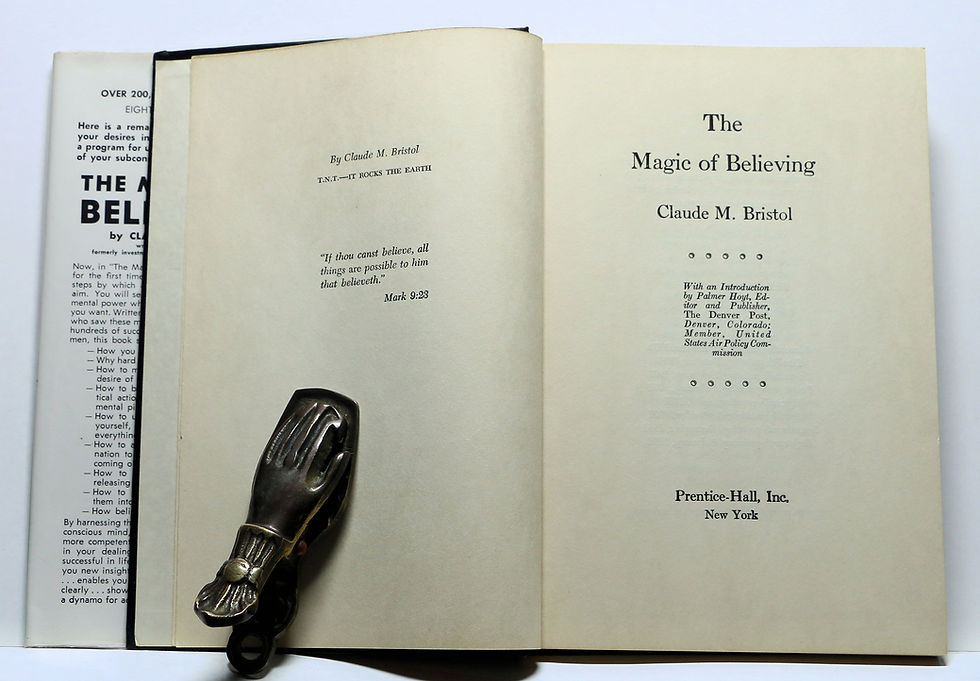 Thumbnail: The Magic of Believing by Claude M. Bristol 1952 (w/Jacket!)