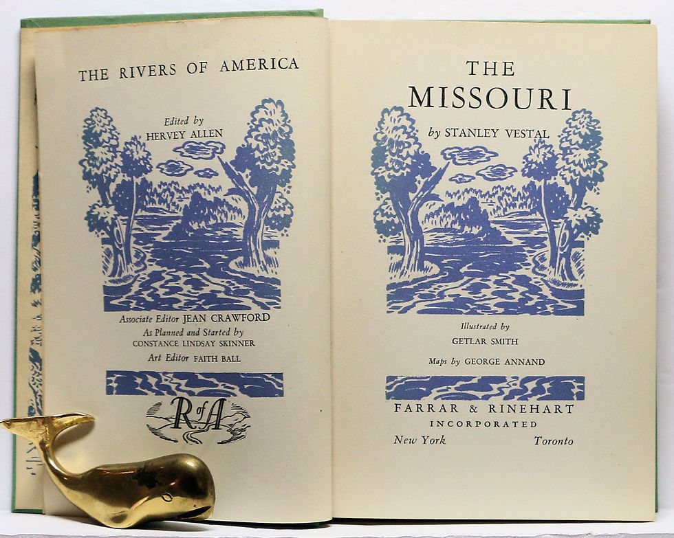 Thumbnail: THE  MISSOURI (THE RIVERS OF AMERICA) by STANLEY VESTAL