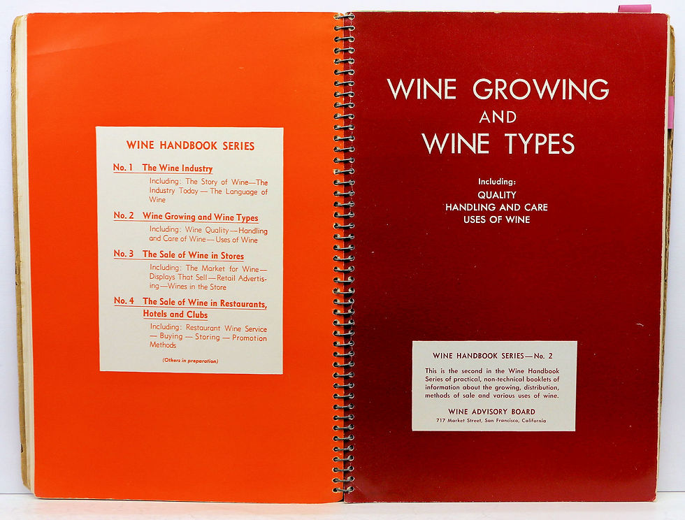 Thumbnail: THE WINE INDUSTRY Including: THE STORY OF WINE San Francisco, California