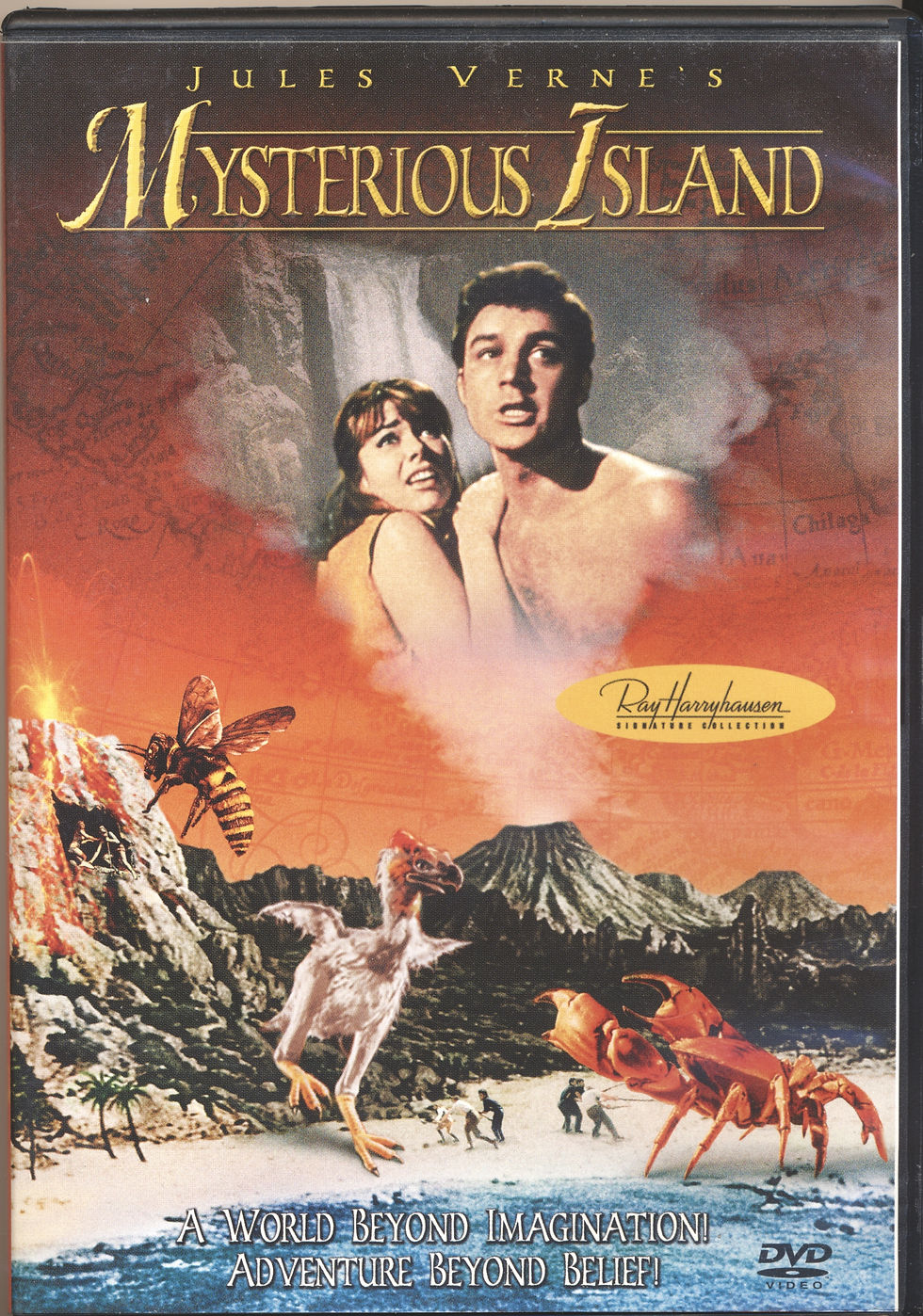 MYSTERIOUS ISLAND 1961 (DVD) (Jules Verne's) Michael Craig & Joan Greenwood