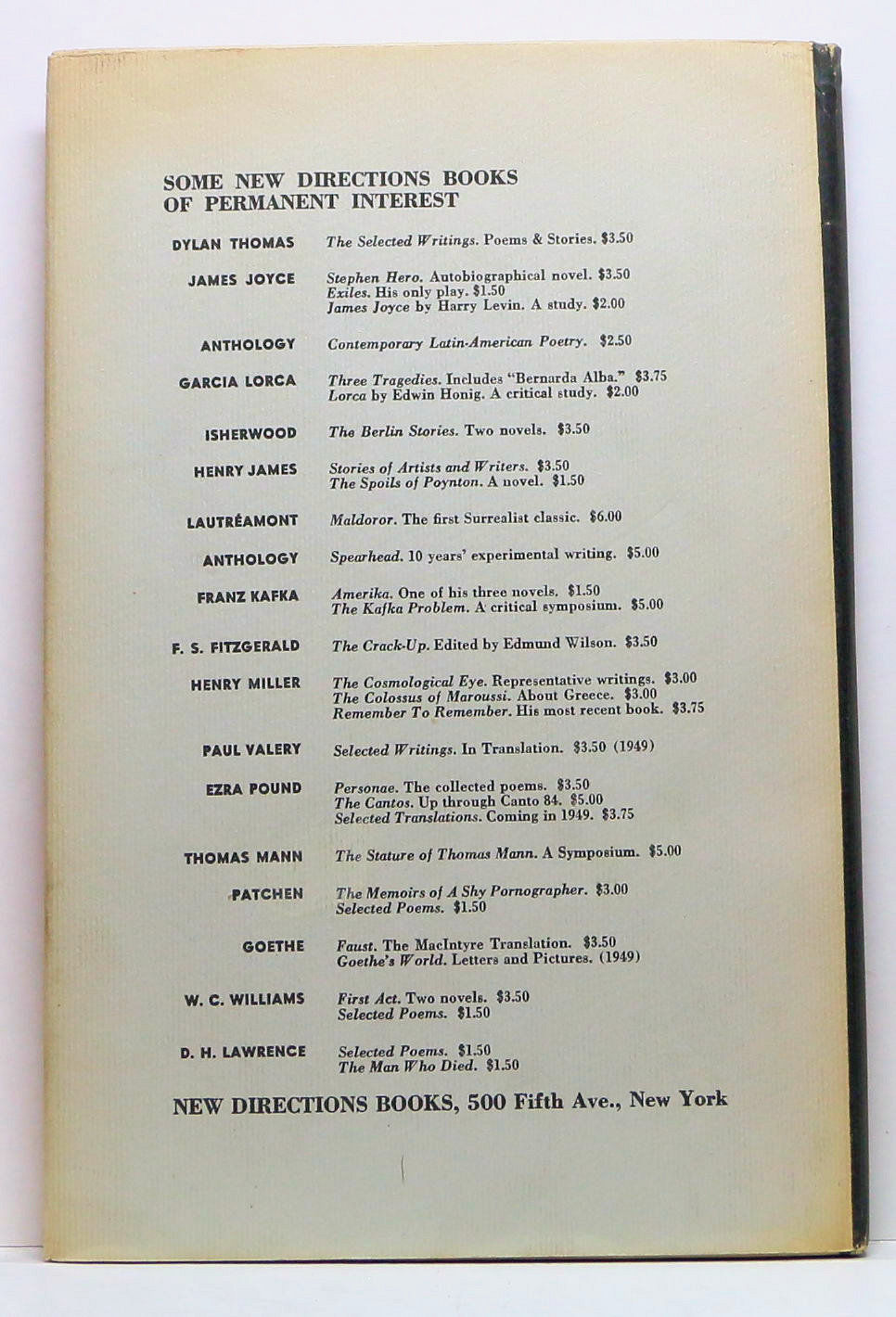 Thumbnail: FIGURES FOR AN APOCALYPSE by Thomas Merton (w/Jacket!) 1947