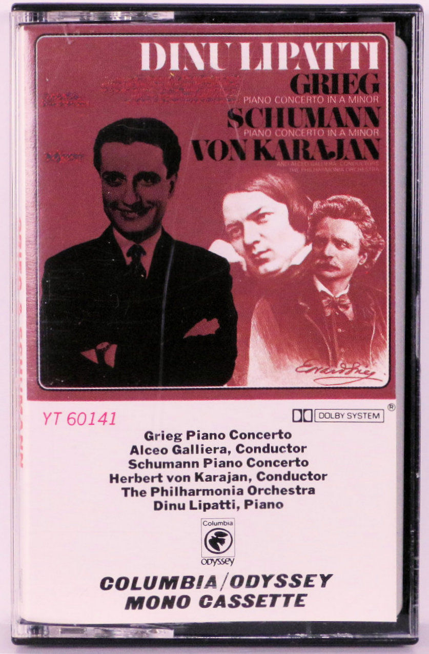 Dinu Lipatti - Grieg - Schumann - Von Karajan - Piano Concertos (Cassette)