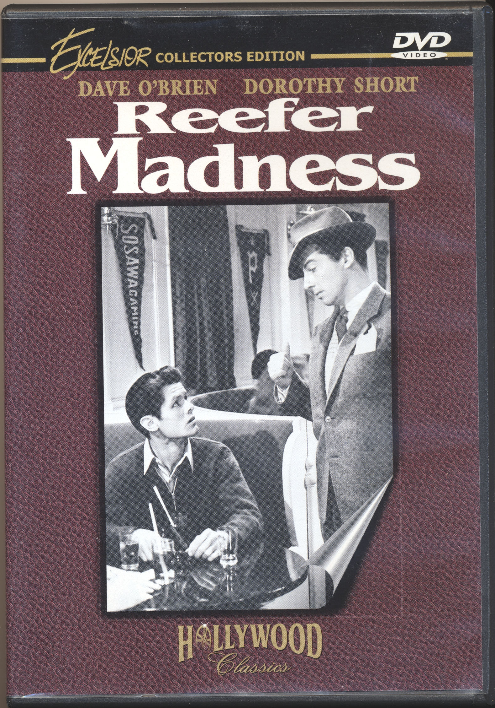 REEFER MADNESS starring Dave O'Brien & Dorothy Short (DVD)
