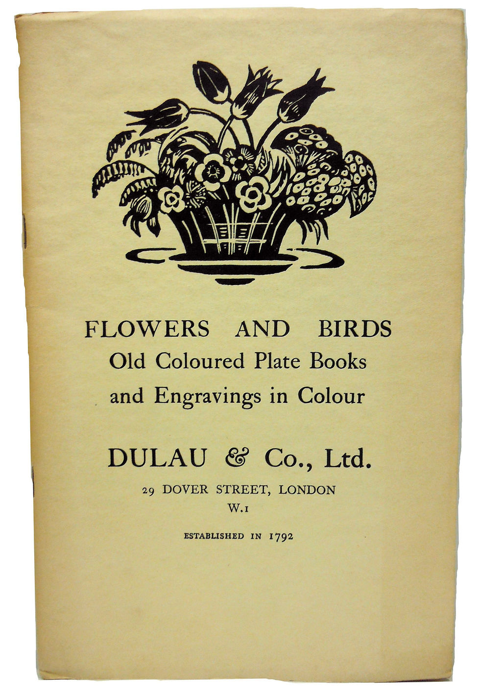 FLOWERS & BIRDS: Old Plate Books & Engravings in Colour (No. 283) 1940