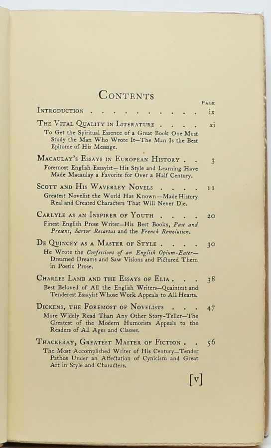 Thumbnail: MODERN ENGLISH BOOKS OF POWER by George Hamlin Fitch 1912 (w/Jacket!)