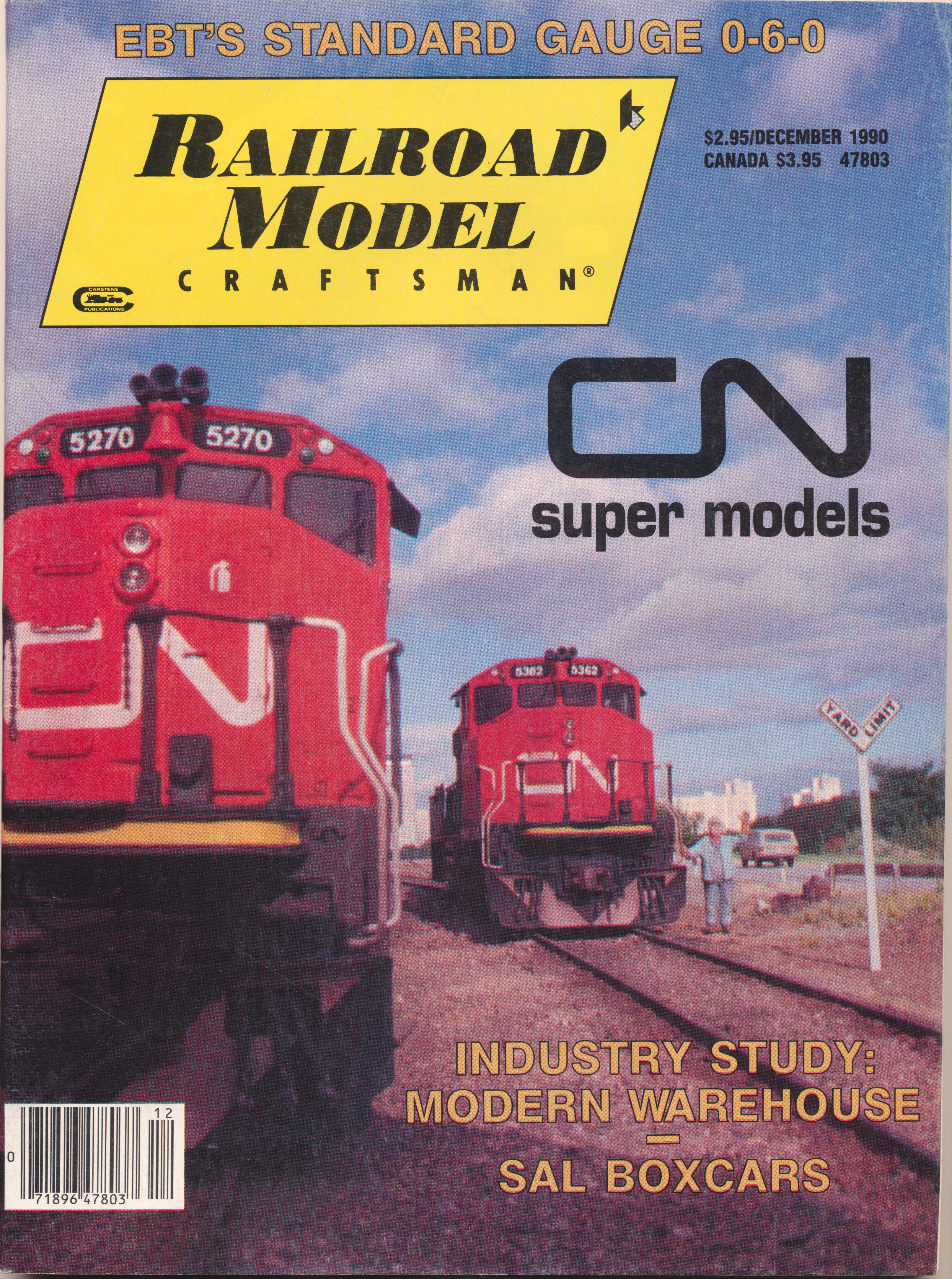 Railroad Model Craftsman, December 1990