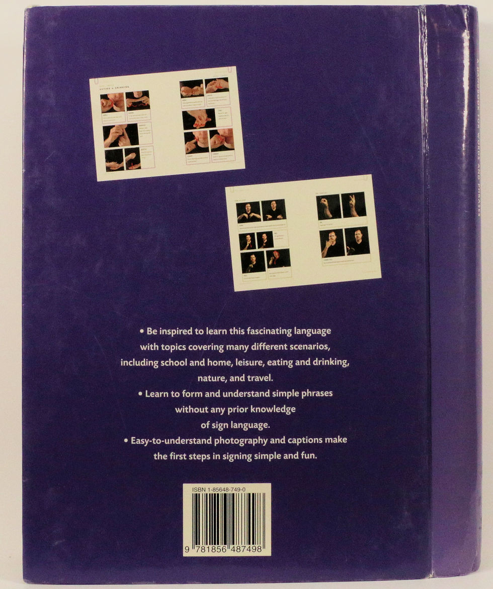 Thumbnail: The Book of SIGNING: A Handbook for Words and Phrases 2004