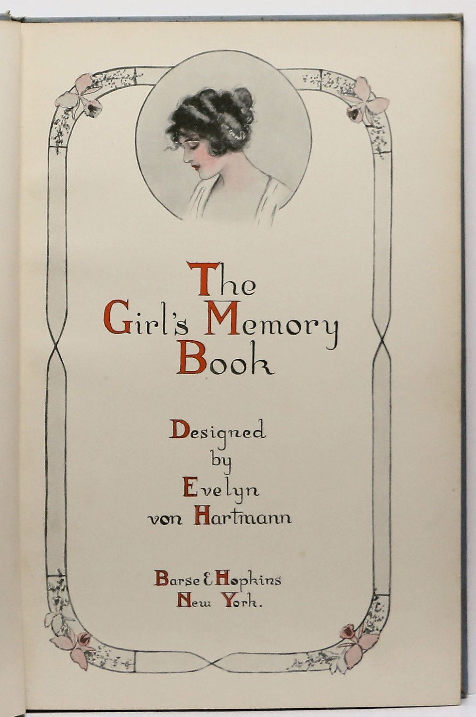 Thumbnail: THE GIRL'S SOCIAL RECORD BOOK Designed by Evelyn von Hartmann 1916