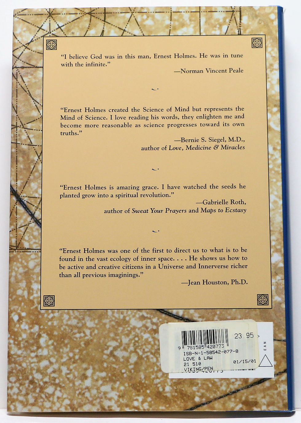 Thumbnail: Love and Law: The Unpublished Teachings of Ernest Holmes