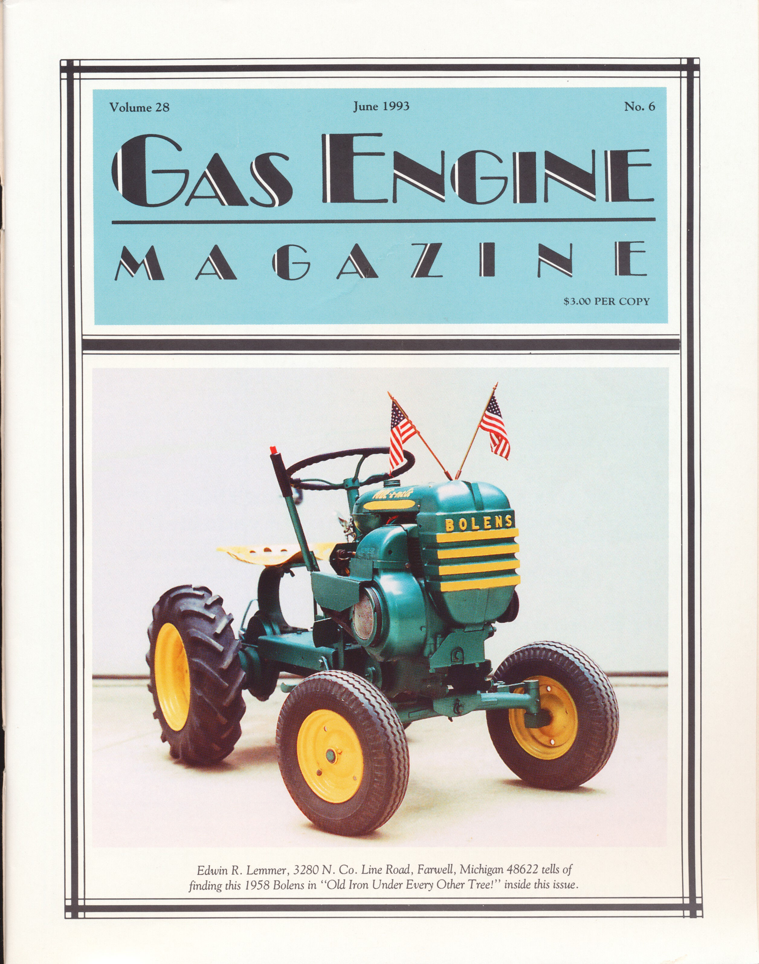 Gas Engine Mag.  June 1993