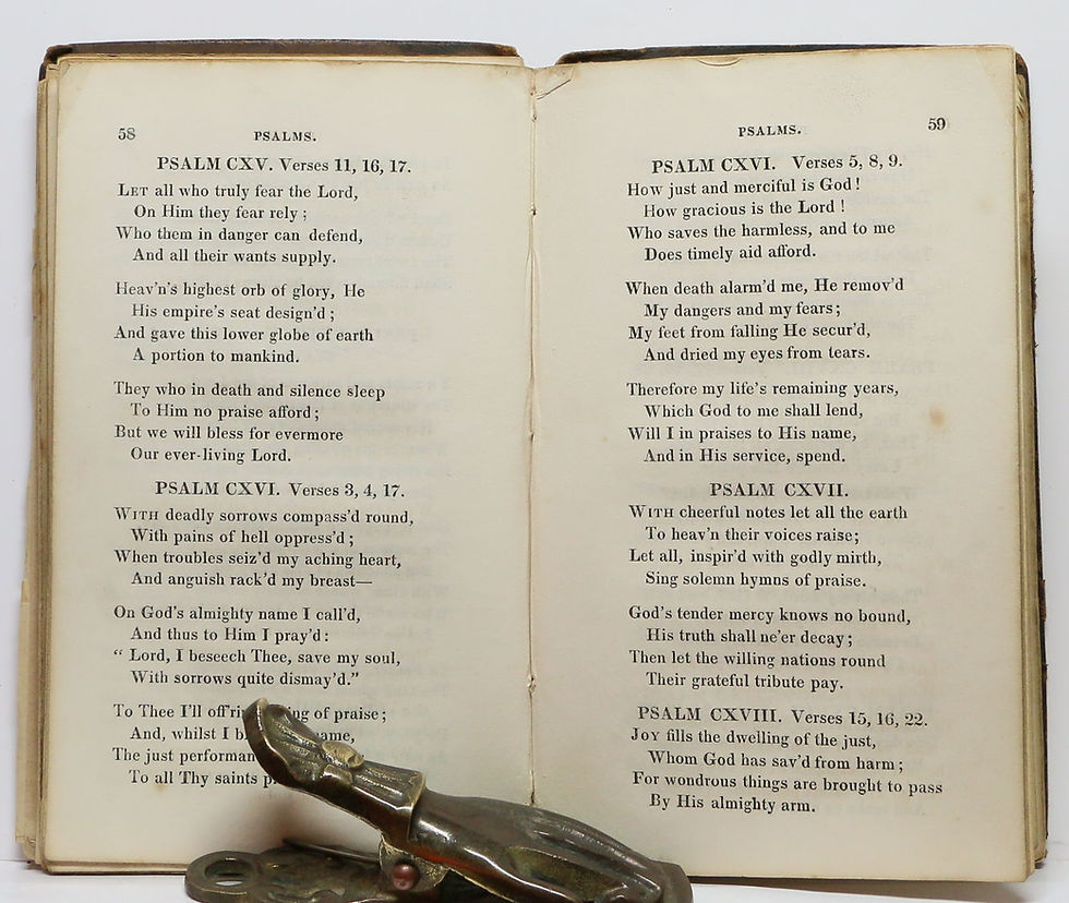 Thumbnail: Psalms and Hymns CONGREGATION AT SAINT PETER'S CHURCH Hammersmith London Rare!