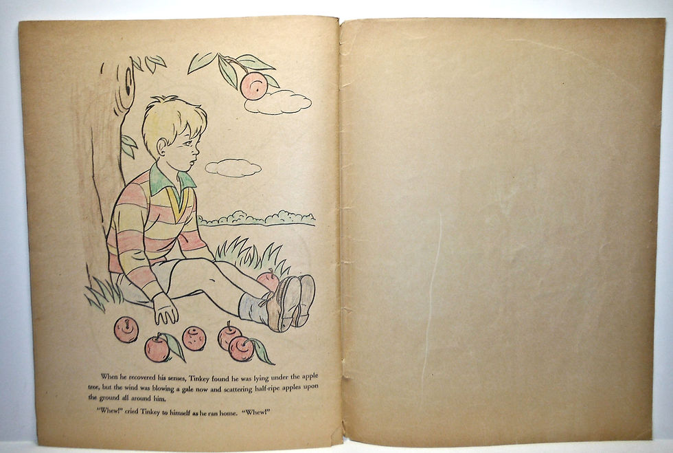 Thumbnail: The Seven Young Goslings also Fairy Wishes (Paint Book) 1941