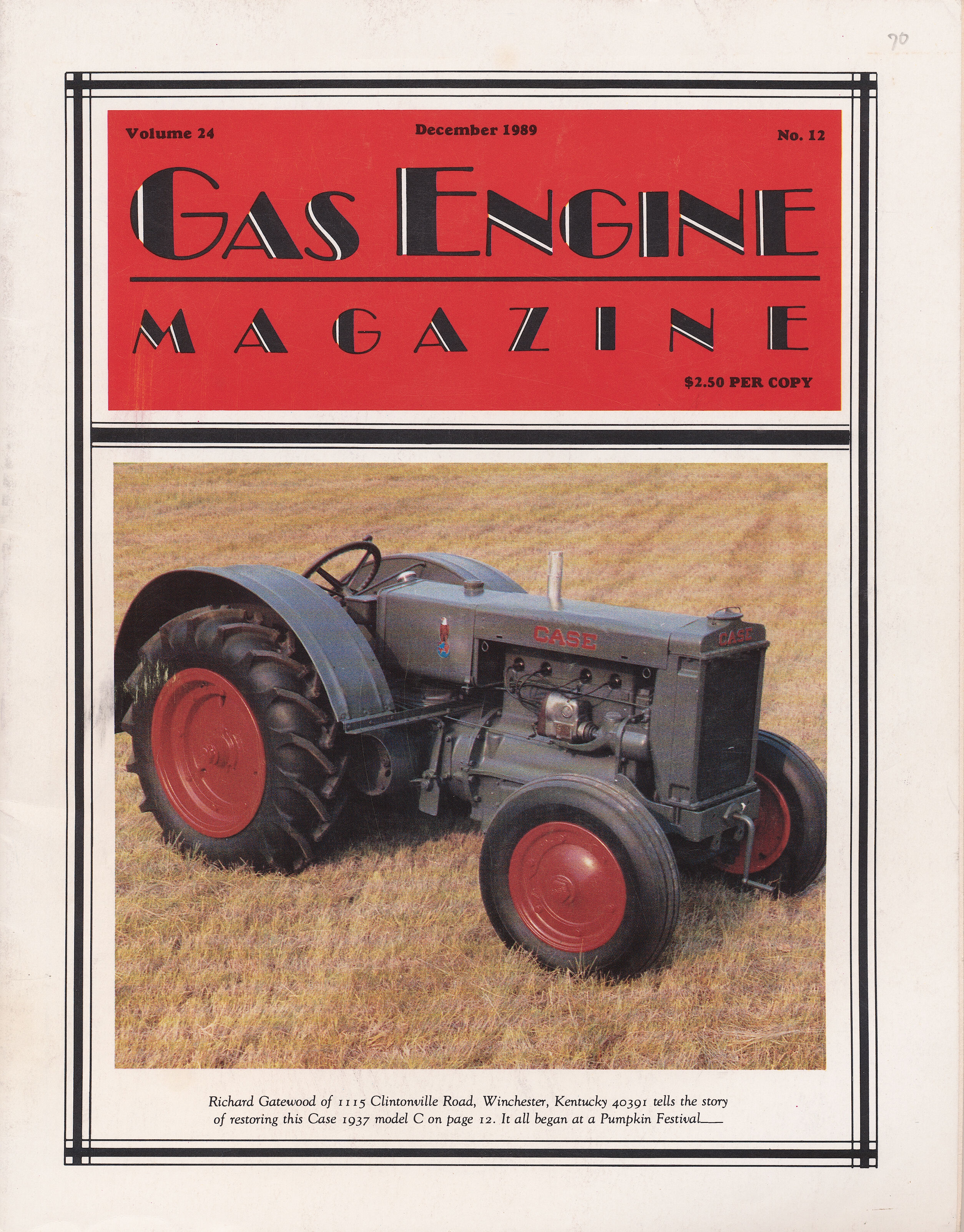 Gas Engine Mag.  December 1989