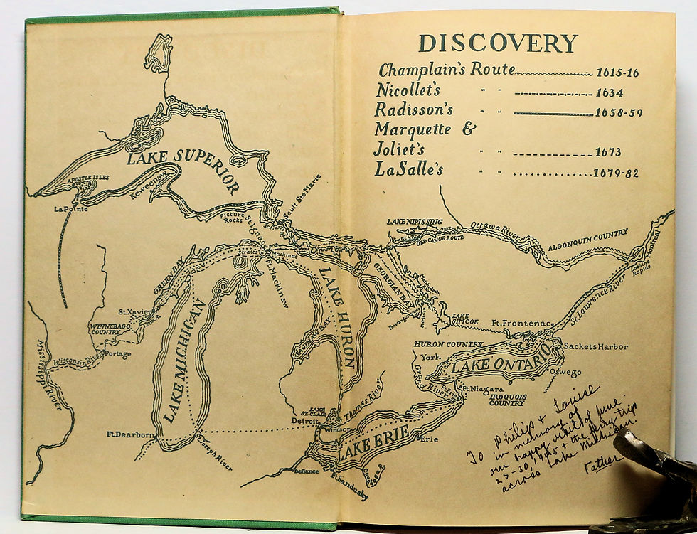 Thumbnail: The Great Lakes by HARLAN HATCHER 1944