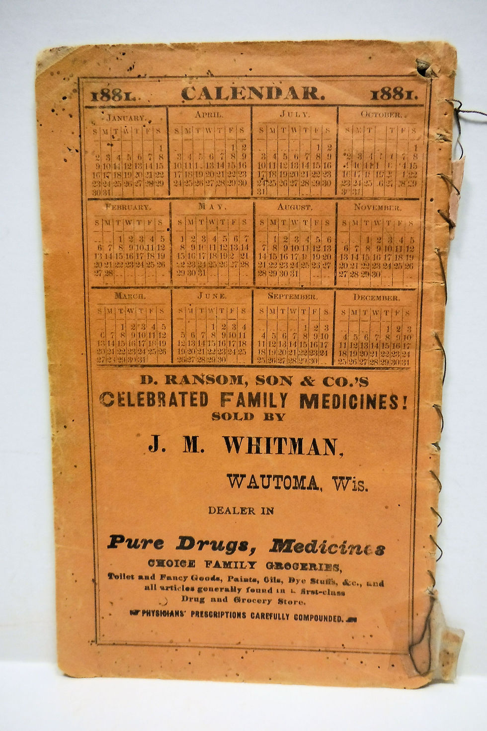 Thumbnail: Ransom's Family Receipt Book 1881