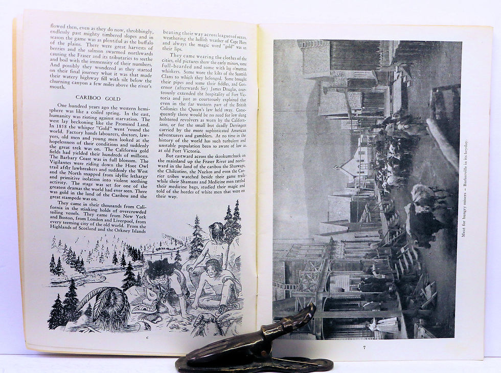 Thumbnail: THE CARIBOO STORY by F. W. Lindsay (Pioneer days) (Signed!) 1958