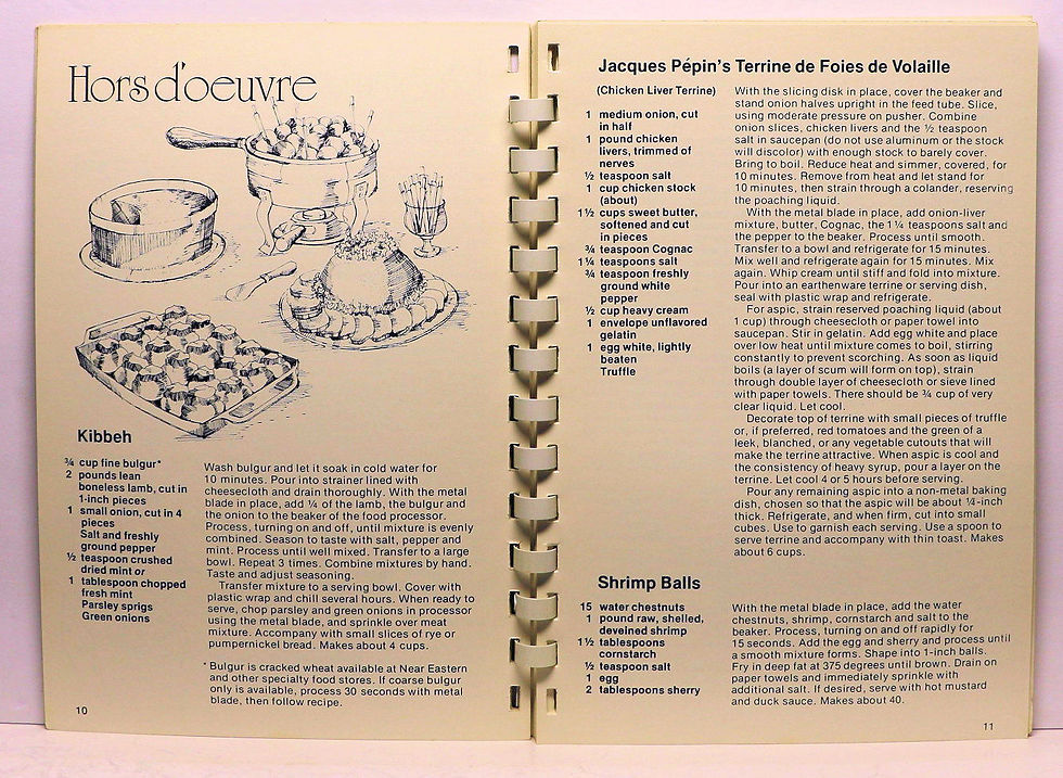 Thumbnail: New Recipes for the Food Processor Cuisinart James Beard and Carl Jerome