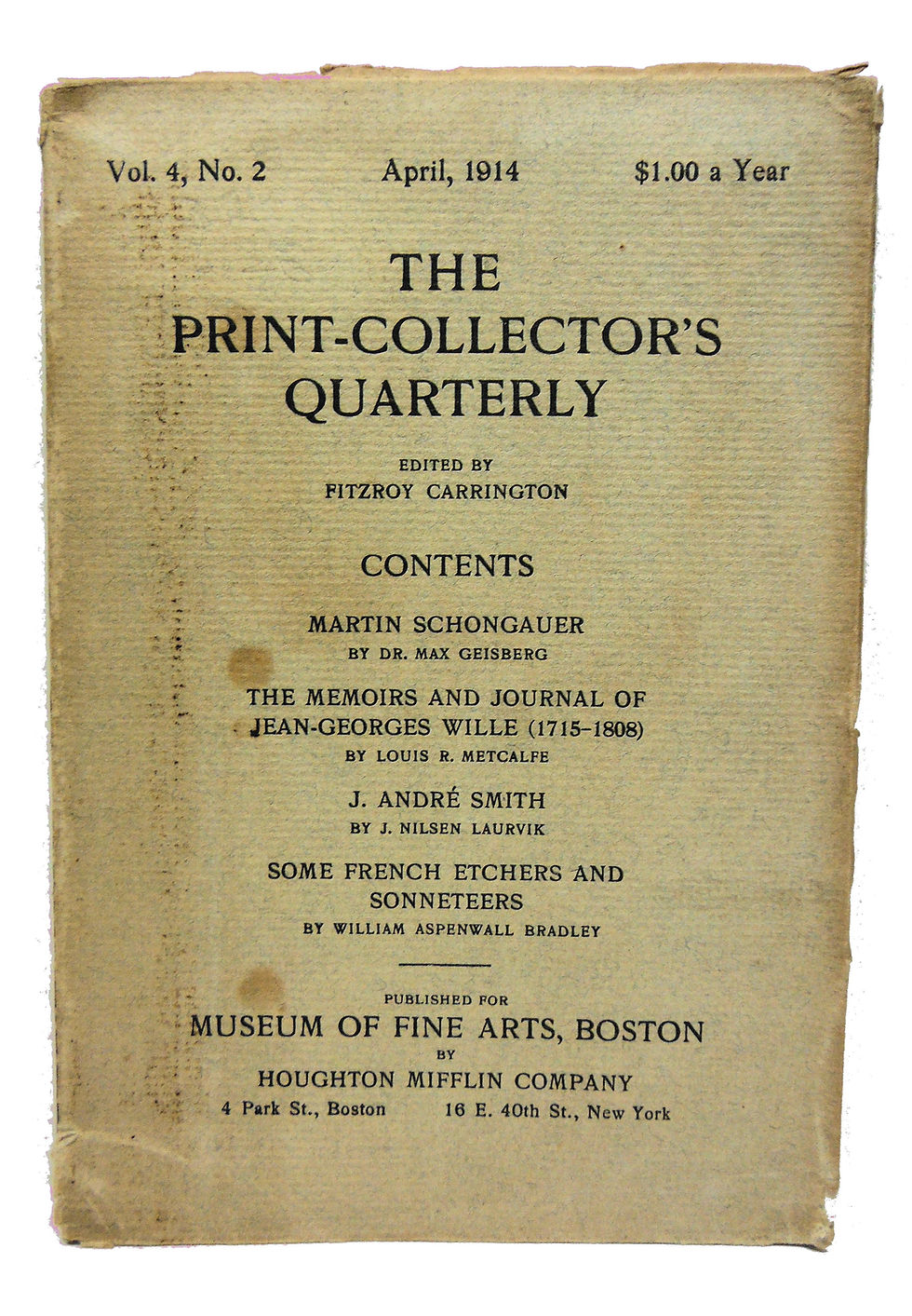 Print Collector's Quarterly April 1914