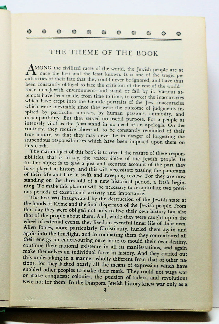 Thumbnail: HISTORY AND DESTINY OF THE JEWS by JESEF KASTEIN