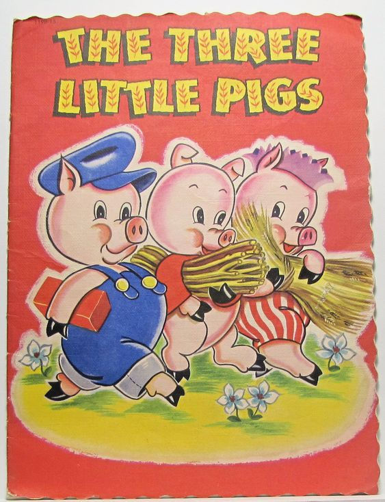 Thumbnail: THE THREE LITTLE PIGS #1198-15 Whitman Publishing Co. 1951