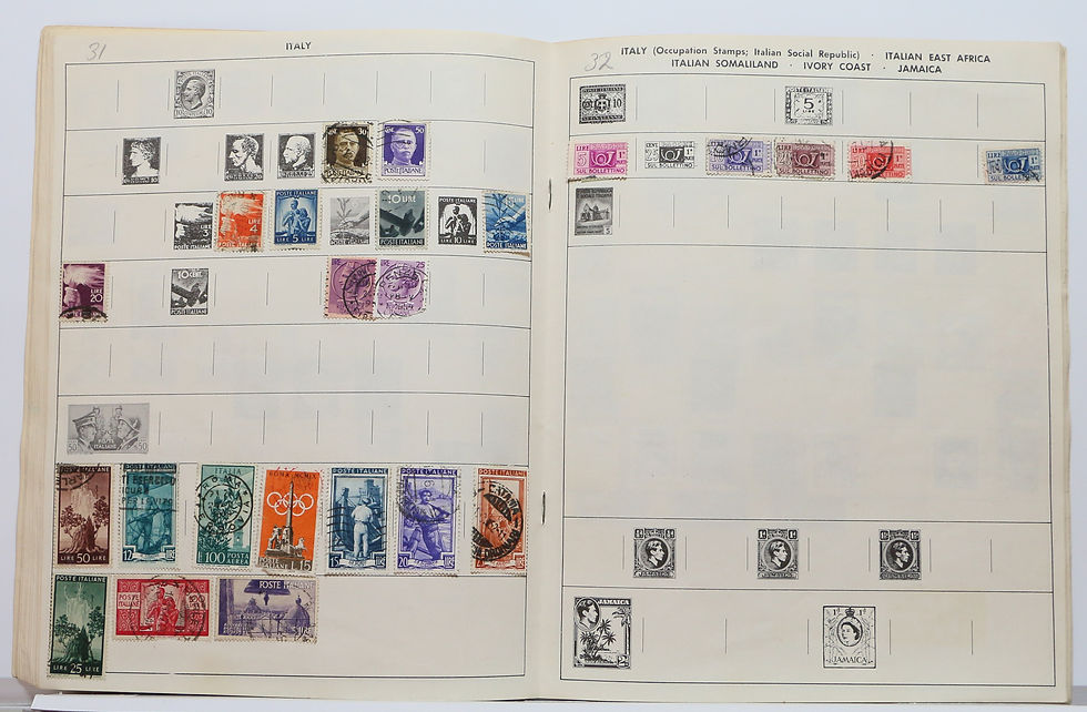Thumbnail: the ADVENTURER STAMP ALBUM Stamps
