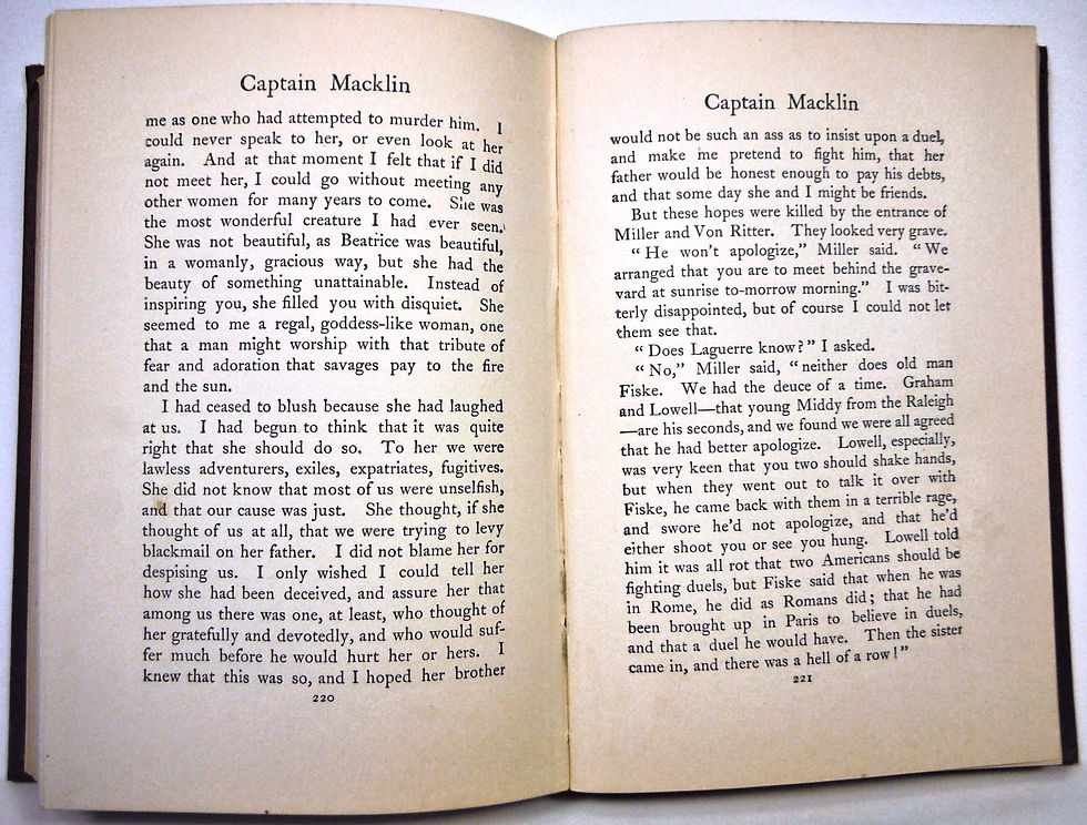 Thumbnail: Captain Macklin: His Memoirs by Richard Harding Davis 1907